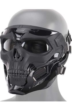 Skull mask Dual Mode Wearing Design Adjustable Strap