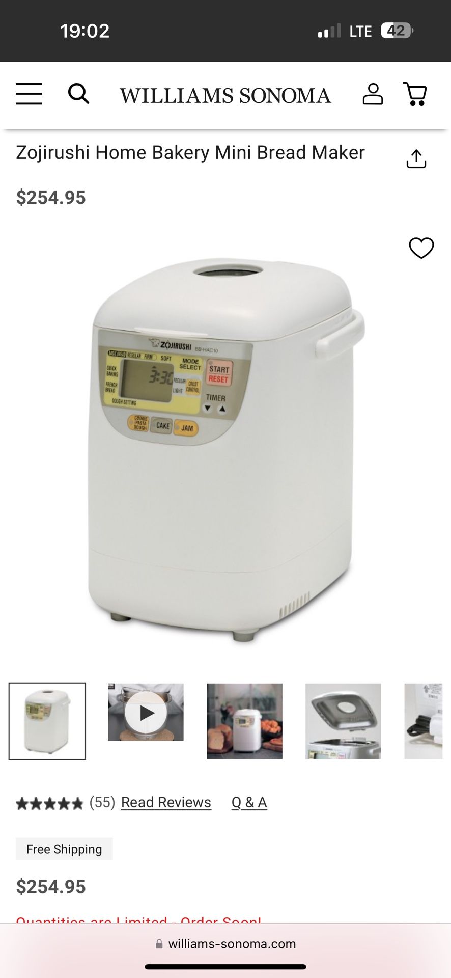 Zojirushi Bread Maker
