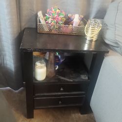 Black End Table