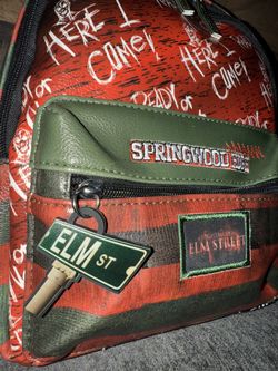 New Nightmare On Elm St Halloween backpack