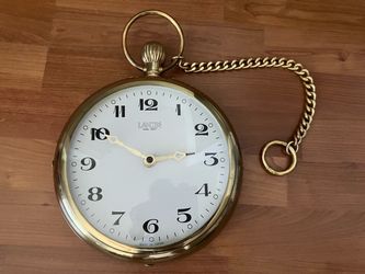 Landex Royal Craft Oversized Pocket Watch Wall Clock