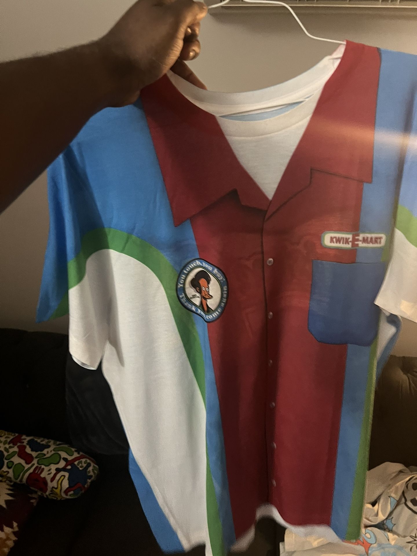 Simpson Re-print Tee Quickie mart Uniform T-shirt