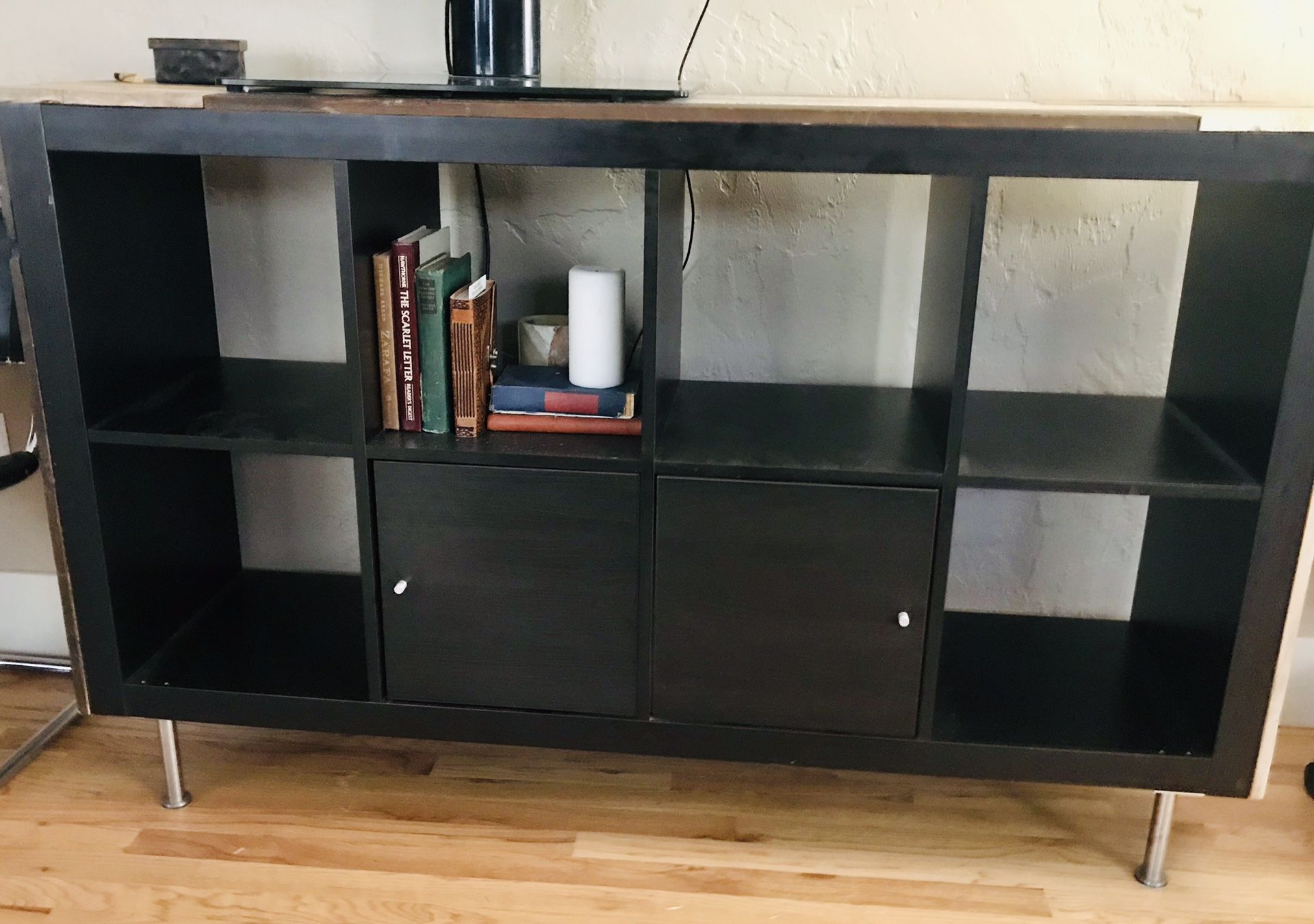 Console table, media table, sideboard, bookcase/shelving unit