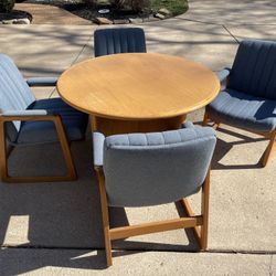 Solid Wood Table & Chairs