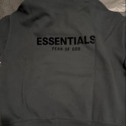 Black Essentials Hoodie