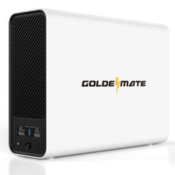 GOLDENMATE 1000VA/800W Lithium UPS Battery Backup and Surge Protector, Backup Battery Power Supply with LiFePO4 Batteries(230.4 Wh), Sinewave UPS Syst