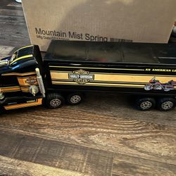 Vintage Harley Davidson Kenworth Collectible Toy