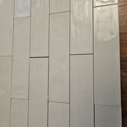 bathroom tile quintessenza ceramiche aquamarine lucido 2.5x10.5
