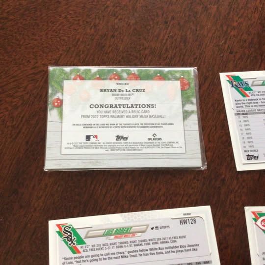 2022 Topps Walmart Holiday Mega Baseball