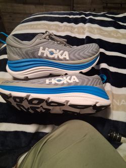 Hoka Running Sneakers Gray Blue