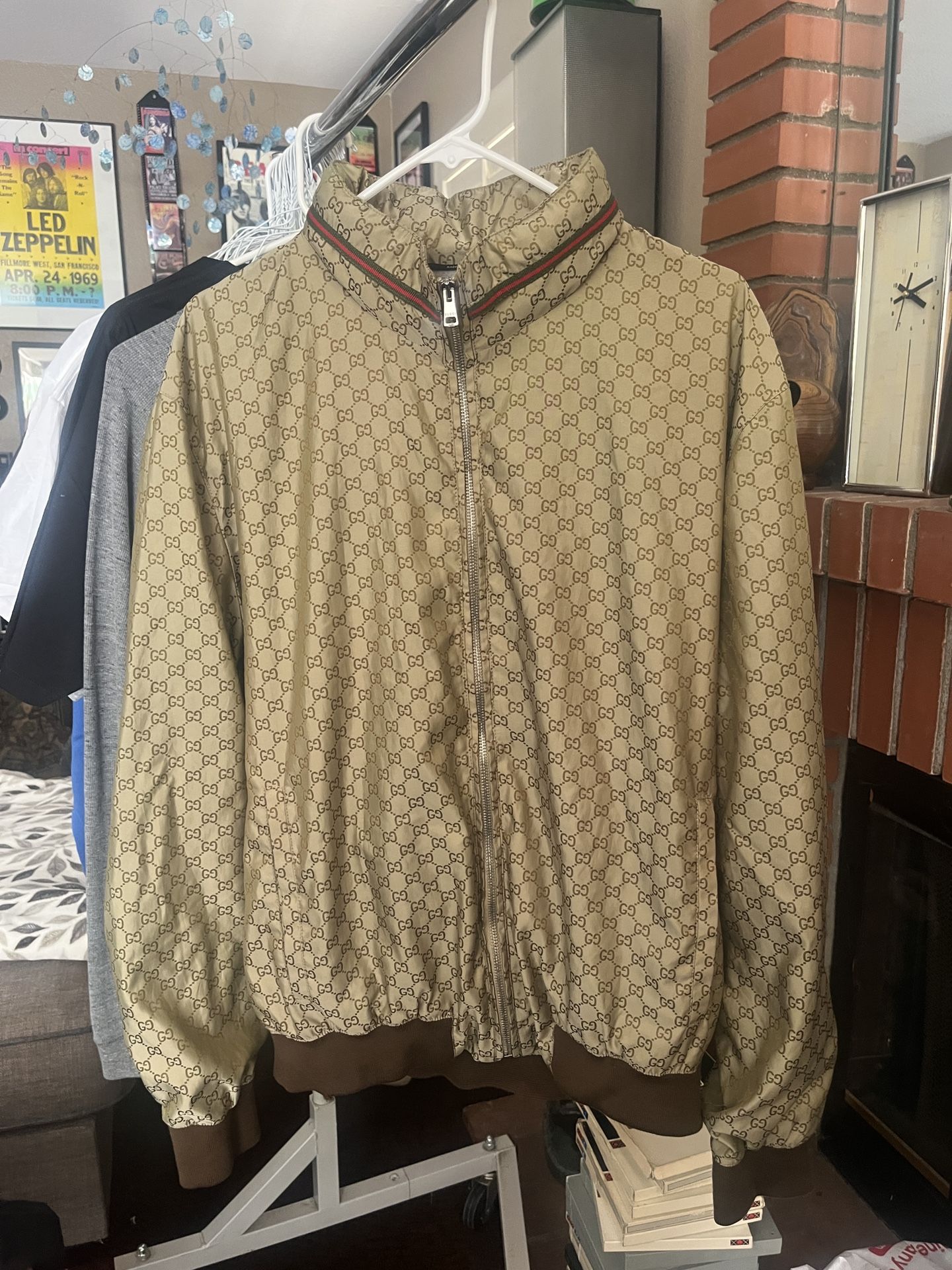 Gucci Windbreaker Bomber Style Jacket 