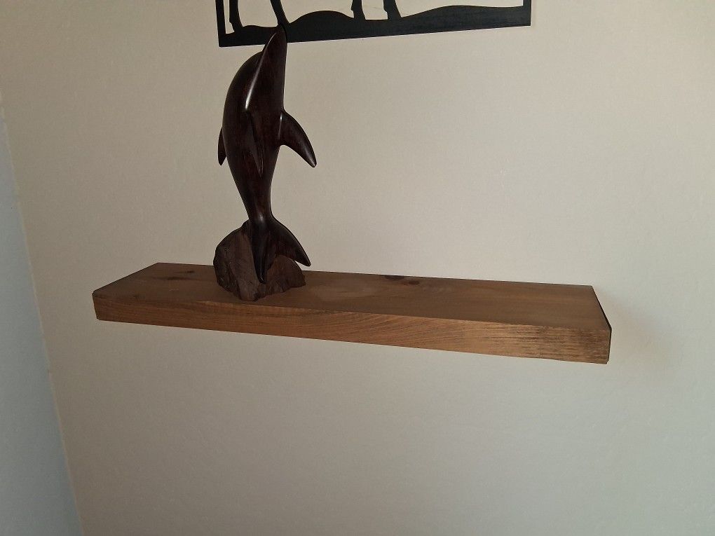 6 - Cedar Wall Mounted Shelves