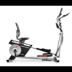 ProForm Hybrid Trainer XT Recumbent Bike and Elliptical Trainer