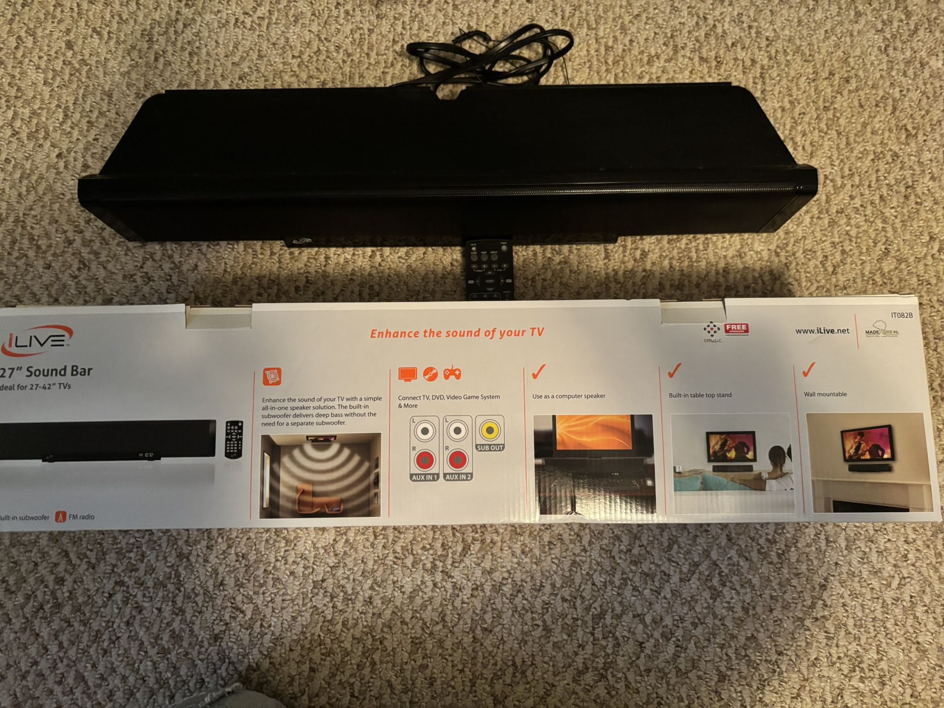 LIVE  27” Sound Bar