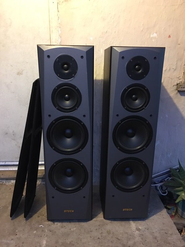Home Audio DTech Tower Speaker Pair