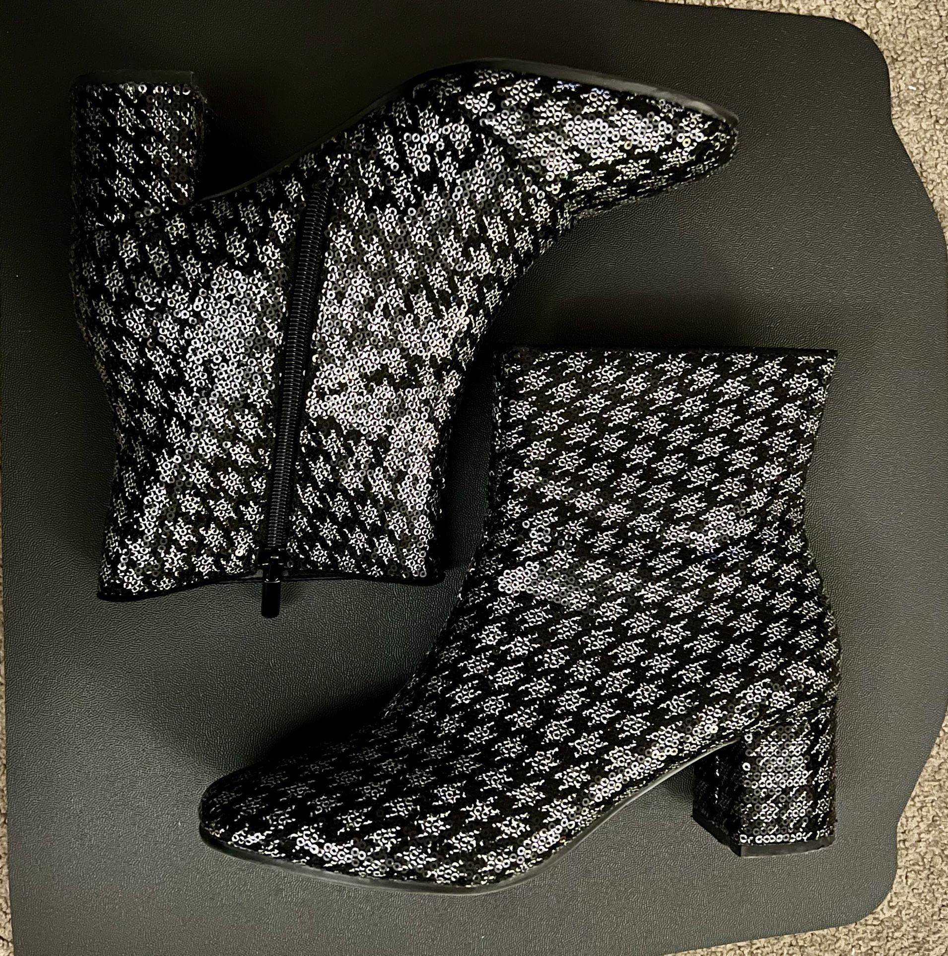 Beautiful sequin boots size 8