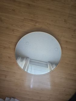 Gold Circle Mirror