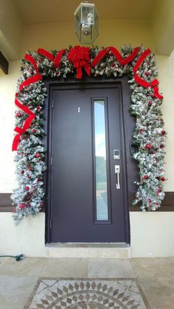 Professional Handmade Christmas Garland with Lights navidad holiday