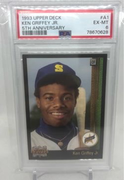 KEN GRIFFEY JR 1993 Upper Deck 5th Anniversary #A1 PSA 6