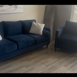 Sofa Chair  Tv Stand And 55 Inch Tv 