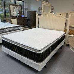 Queen headboard and frame (FREE 24H DELIVERY AND SETUP)