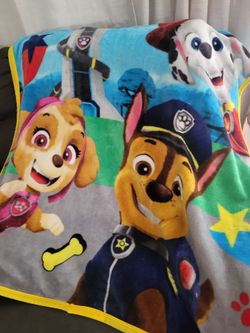 Paw patrol kids blanket