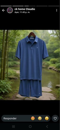 Alo Two-Piece Polo Shirt and Shorts Set