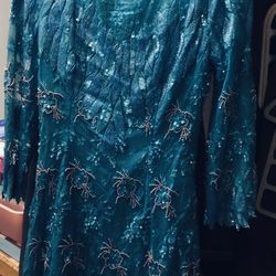 Turquoise Dress