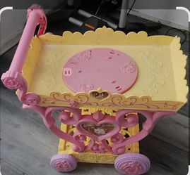 Beauty and the beast tea cart. Sound works.