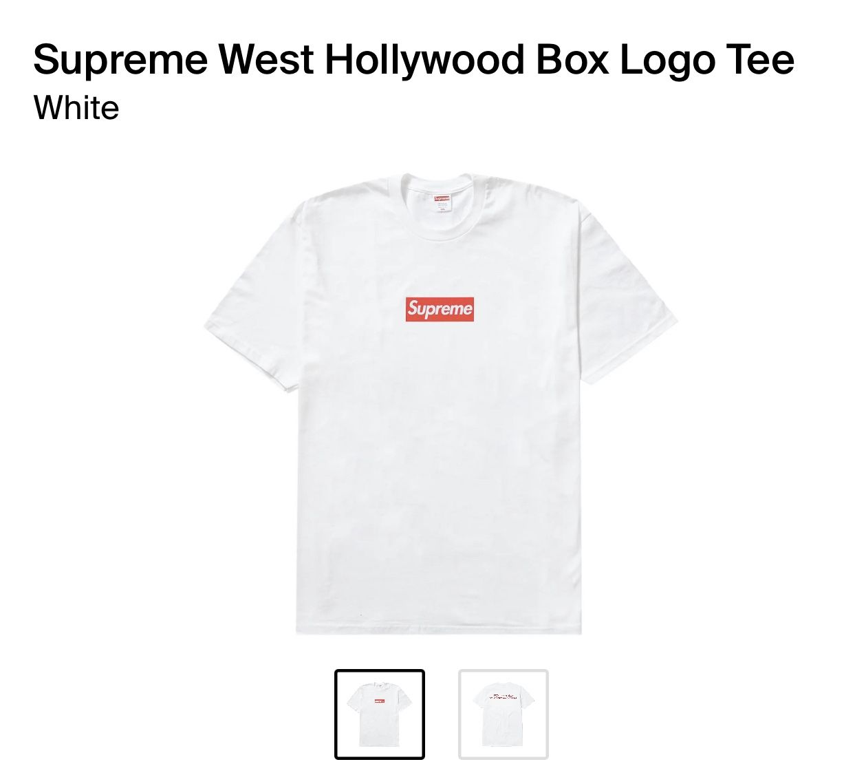 DS NWT Supreme Louis Vuitton LV Box Logo T-Shirt Size M for Sale in San  Marino, CA - OfferUp