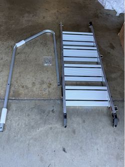 Lippert Components 2023024501 Entry Step 4 Manual Folding Steps With 8 Inch Rise