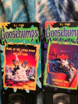 VHS vintage goosebumps-werewolf skin 1,2, (READ DESCRIPTION)