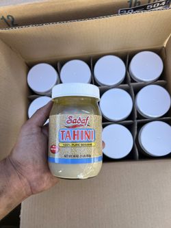 Tahini Glass Jars