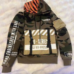 Smoke Rise Pullover Hoodie Green Camouflage 