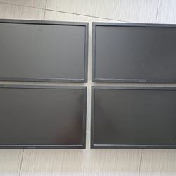 Lot Of 4pcs 22" ViewSonic 1080p LED Full HD Monitor DP DVI & VGA - VG2239M -LED