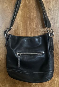 Coach Vintage 2004 Cowhide Leather with tassel shoulder bag