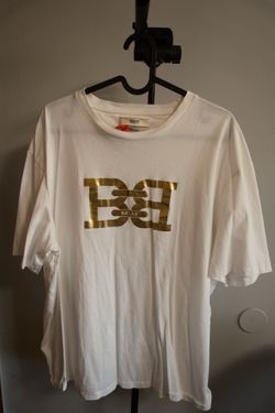 Bally Switzerland Gold Foil Logo T-Shirt - White