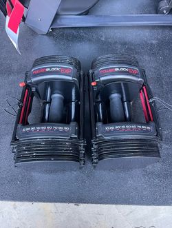 PowerBlock EXP Adjustable Dumbbells 10-50 lbs… Home Gym Fitness…. $300 Price is Firm!!!!
