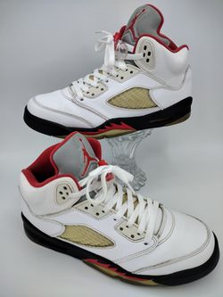 Nike Air Jordan 5 Retro Boys Size 6.5Y Professionally Cleaned And Sterilized