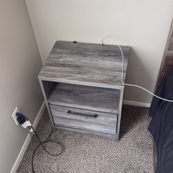 Nightstand With Charging Outlet