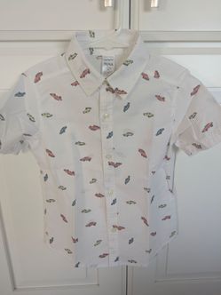 Toddler boy hot wheels dress shirt
