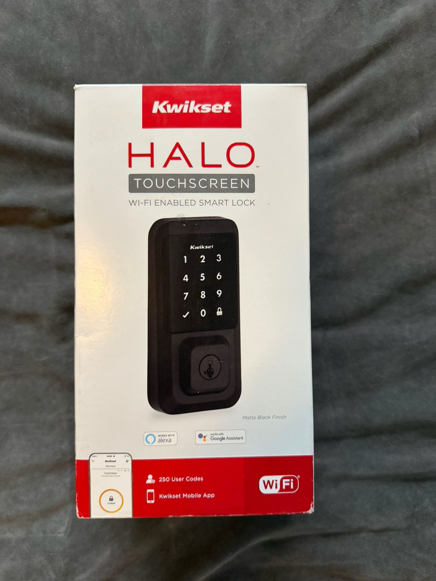 Kwikset Halo Touchscreen, Wi-Fi Enabled Smart Lock, Venetian Bronze-*NEW*