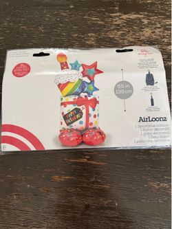 Happy birthday decorative balloons