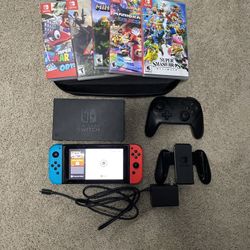 Nintendo Switch W/games 