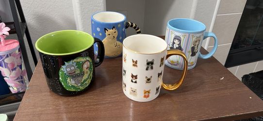 New 4 Mugs