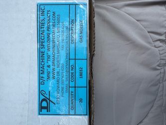 20 Professional Welding Gas nozzles with the specific code number 18032