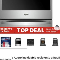 Whirlpool 5 burners, 5-month warranty, delivery and installation
