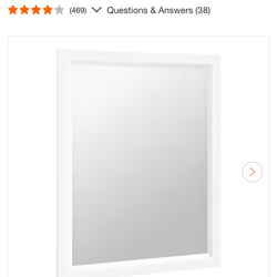 Vanity mirror 24” by 31” H