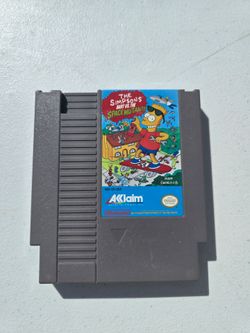Nintendo NES The Simpsons Bart vs The Space Mutants Tested Working Game Cartridge
