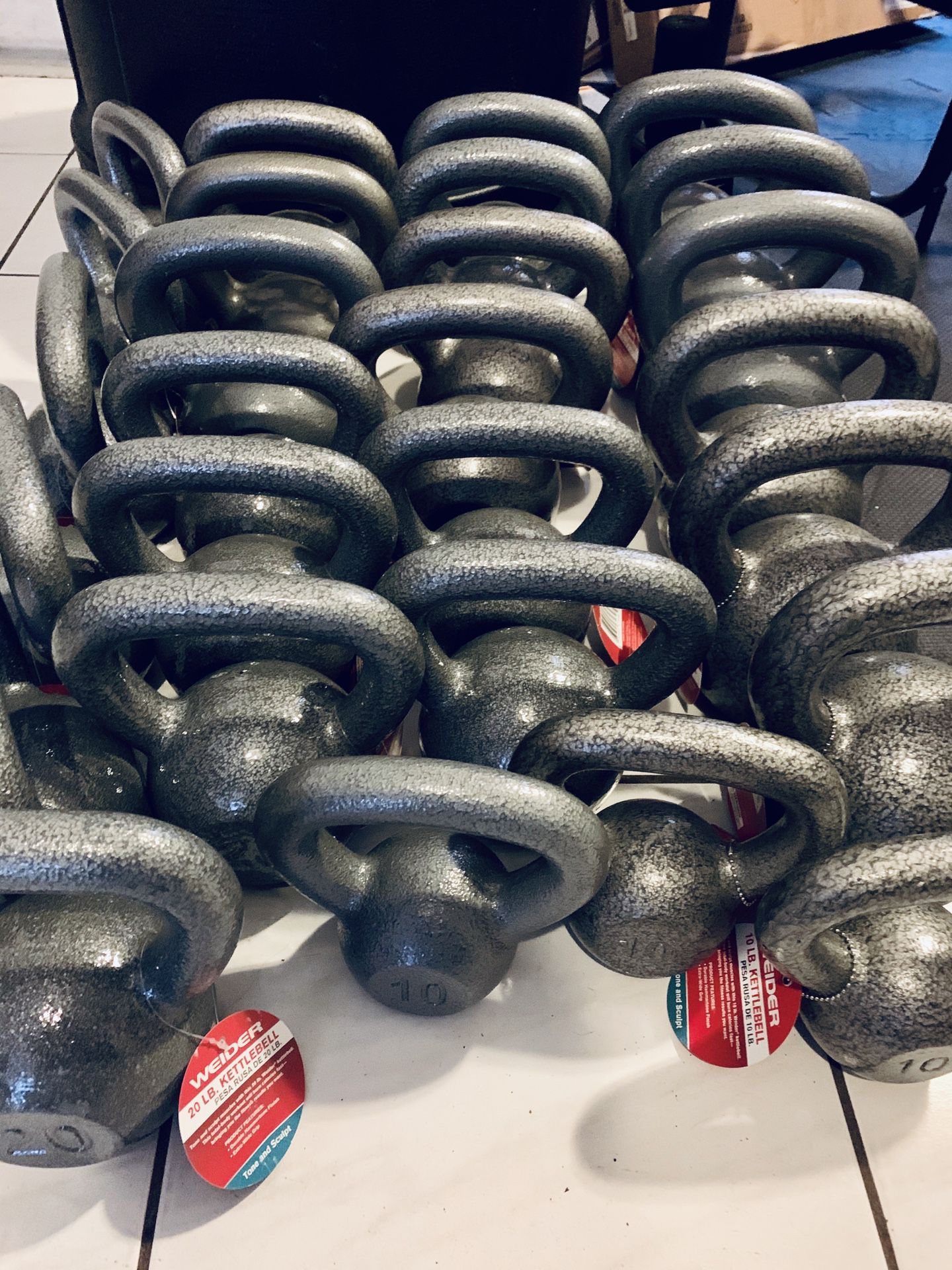 Kettlebells starting at $25 for 10 lbs
